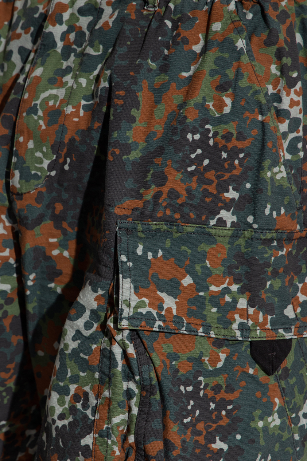 Green Cargo shorts Dsquared2 - check print shirt and shorts